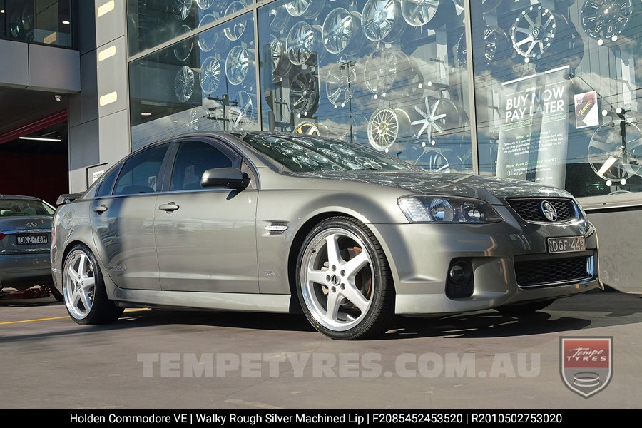 20x8.5 20x10 Walky Silver on Holden Commodore VE
