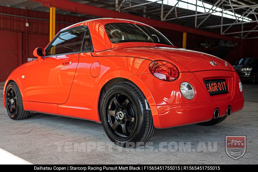 15x6.5 Starcorp Racing PURSUIT on Daihatsu Copen