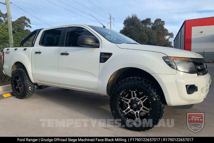 17x9.0 Grudge Offroad SIEGE on Ford Ranger