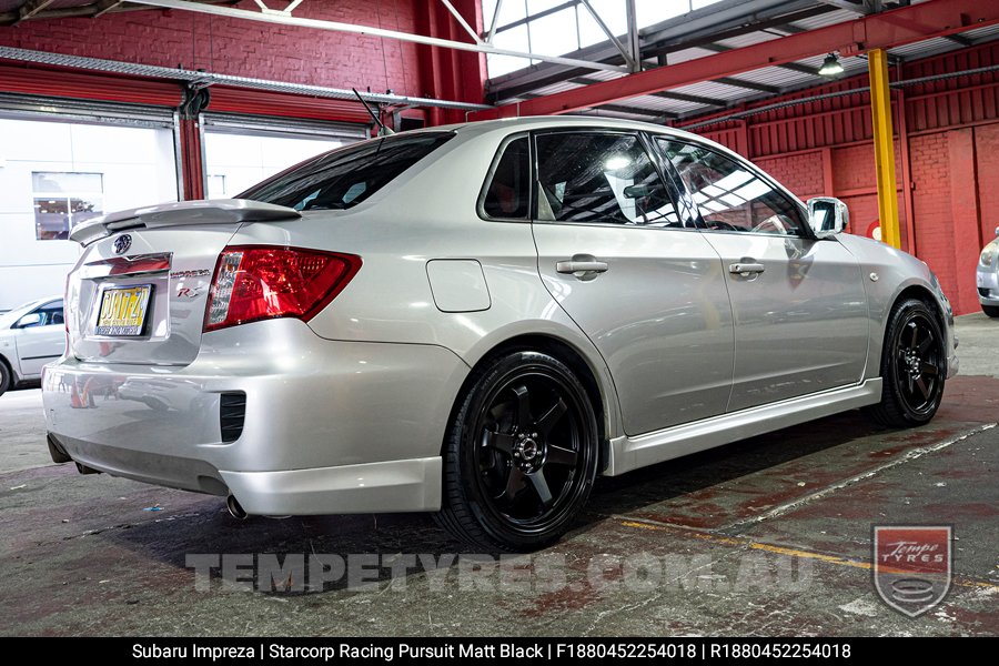 18x8.0 Starcorp Racing PURSUIT on Subaru Impreza