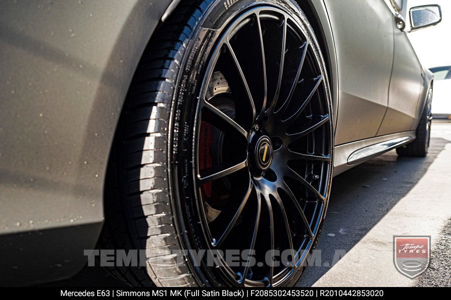 20x8.5 20x10 Simmons MS1 MK on Mercedes E-Class