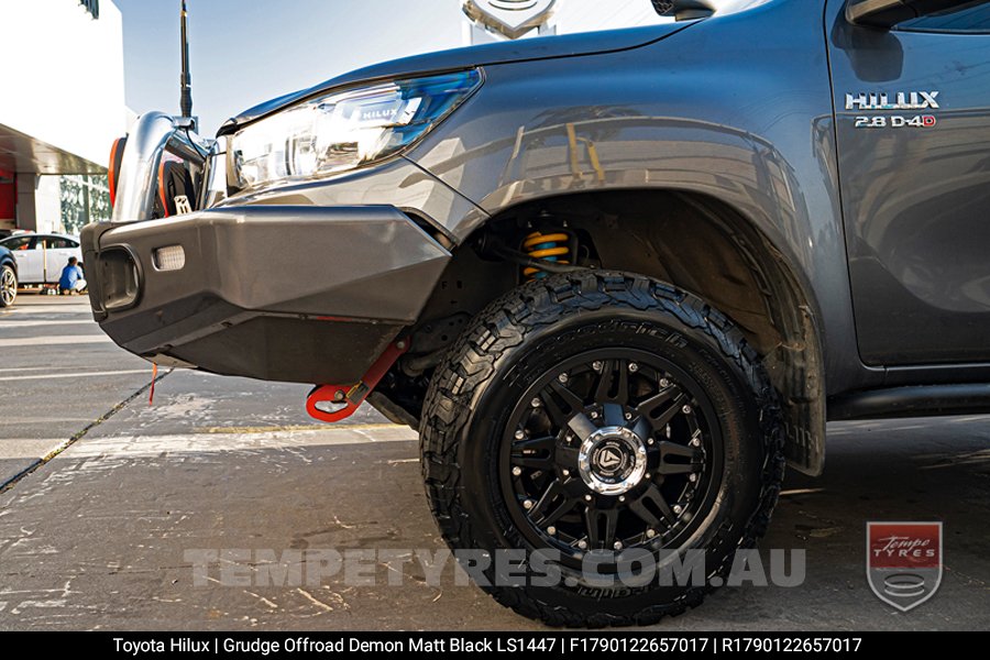 17x9.0 Grudge Offroad DEMON on Toyota Hilux