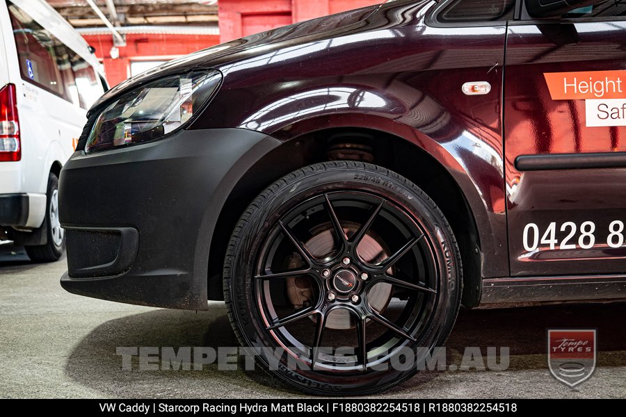 18x8.0 Starcorp Racing HYDRA on VW Caddy