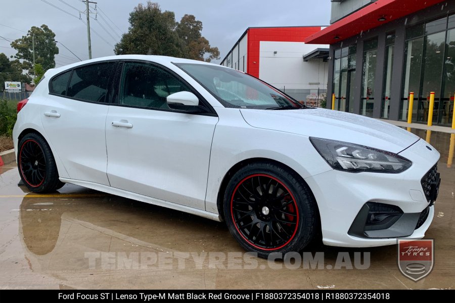 18x8.0 Lenso Type-M MBRG on Ford Focus