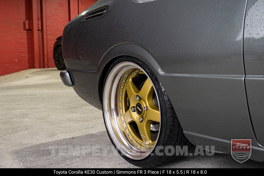 Custom Simmons Wheels on Toyota Corolla