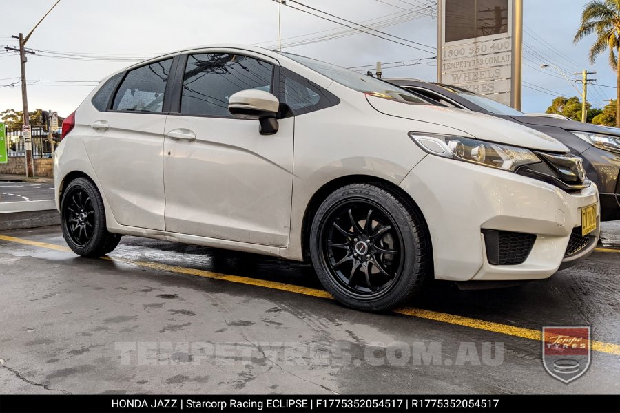 17x7.5 Starcorp Racing ECLIPSE on Honda Jazz