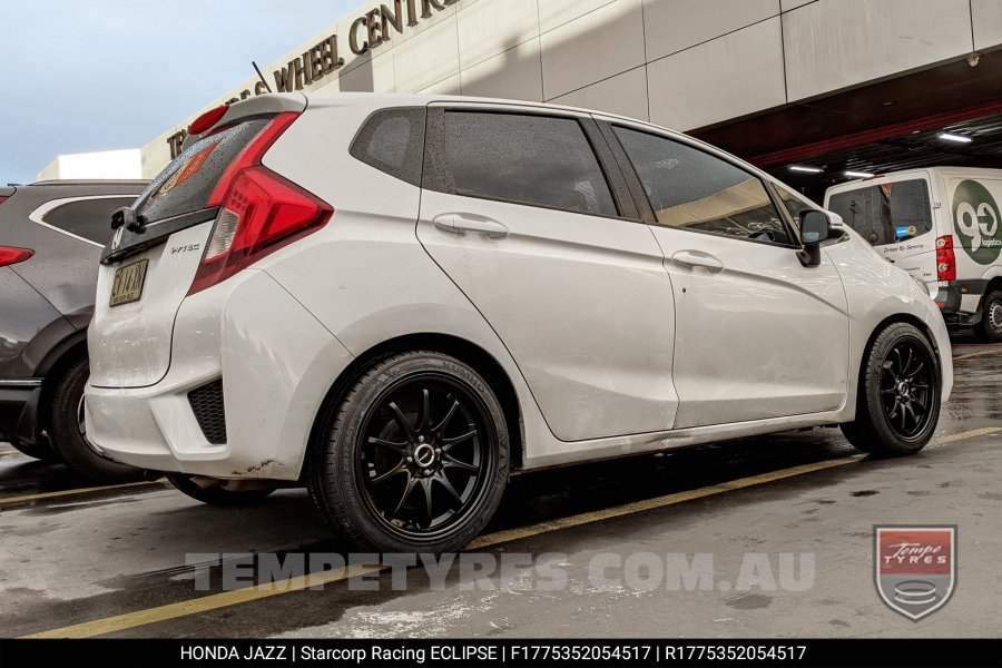 17x7.5 Starcorp Racing ECLIPSE on Honda Jazz