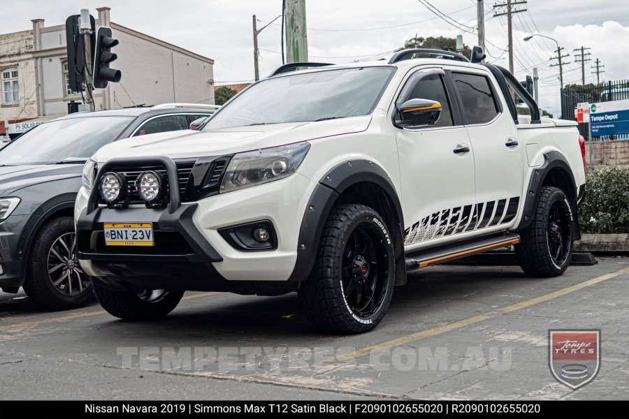 20x9.0 Simmons MAX T12 MK on Nissan Navara