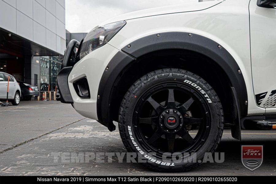 20x9.0 Simmons MAX T12 MK on Nissan Navara