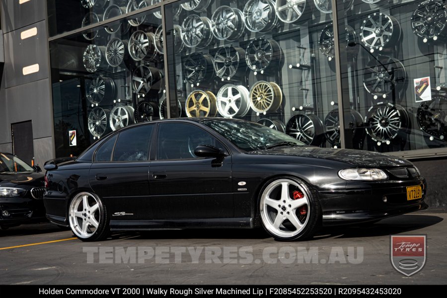 20x8.5 20x10 Walky Silver on Holden Commodore VT