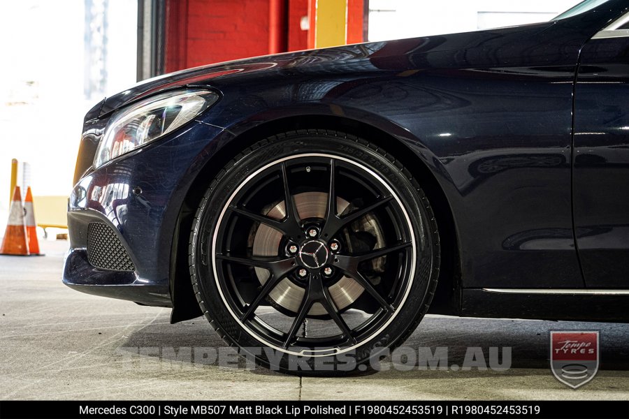 19x8.0 1328 MB507 Matt Black on Mercedes C-Class