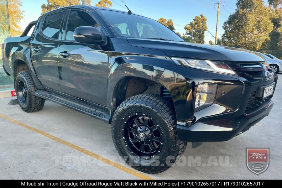 17x9.0 Grudge Offroad ROGUE on Mitsubishi Triton