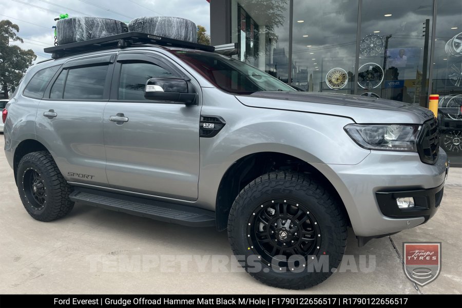 17x9.0 Grudge Offroad HAMMER on Ford Everest