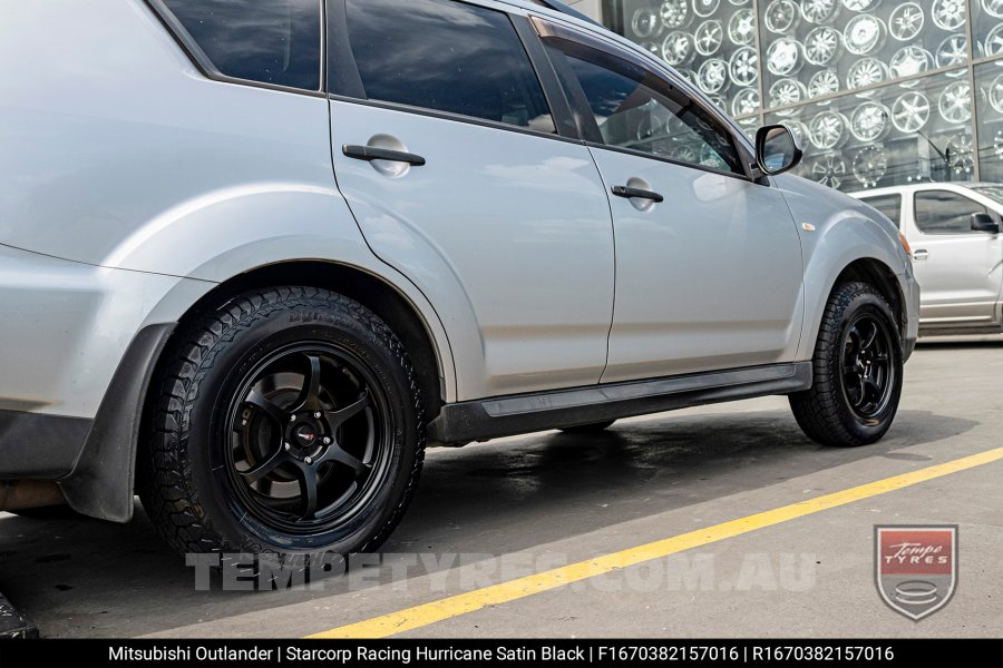 16x7.0 Starcorp Racing L208 HURRICANE on Mitsubishi Outlander