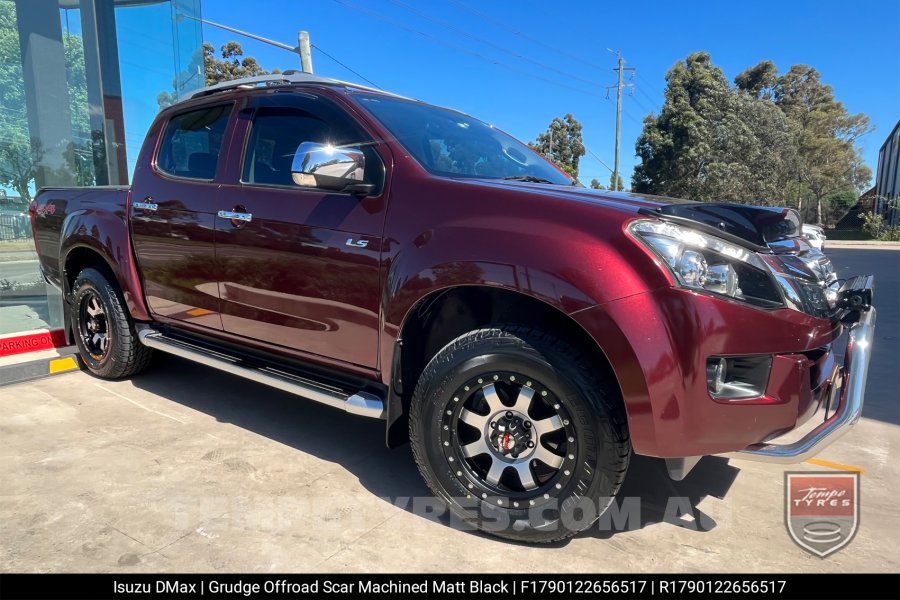 17x9.0 Grudge Offroad SCAR on Isuzu D-Max