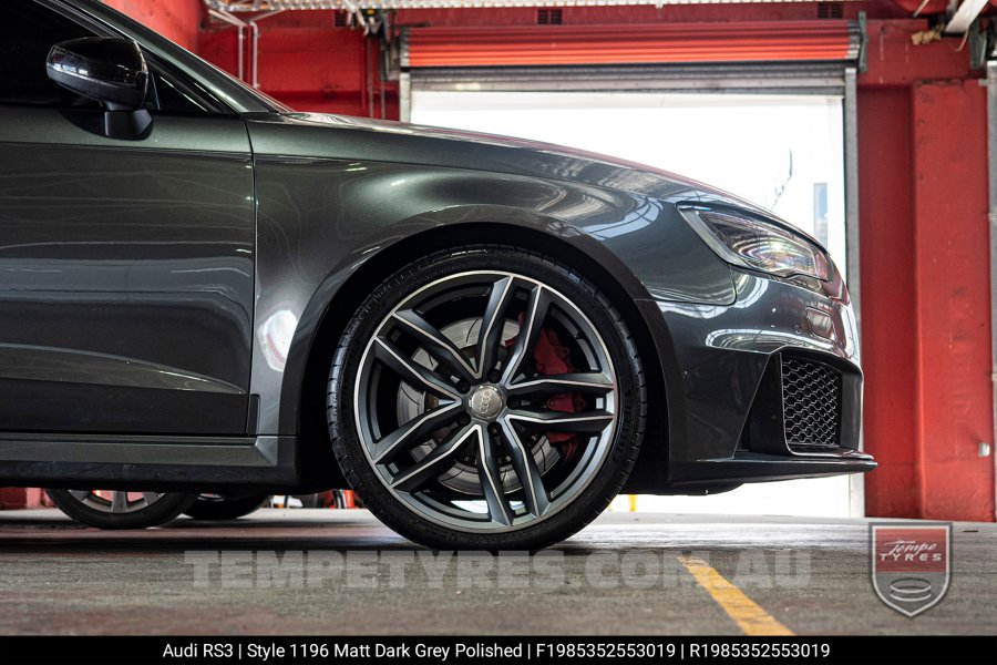 19x8.5 Style1196 Matt Dark Grey on Audi RS3