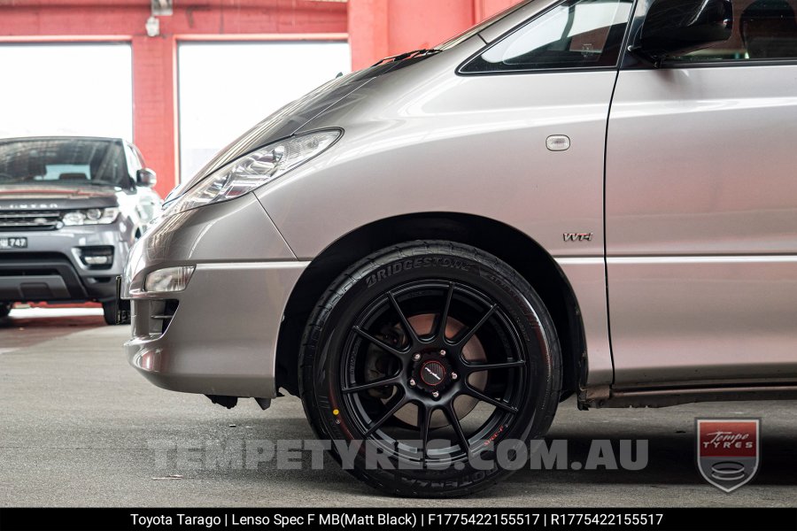 17x7.5 Lenso Spec F MB on Toyota Tarago