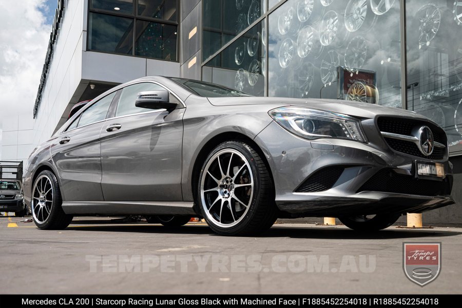 18x8.5 Starcorp Racing LUNAR on Mercedes CL-Class