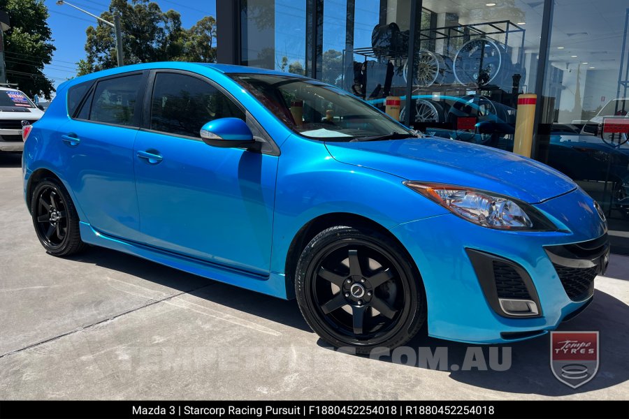 18x8.0 Starcorp Racing PURSUIT on Mazda 3