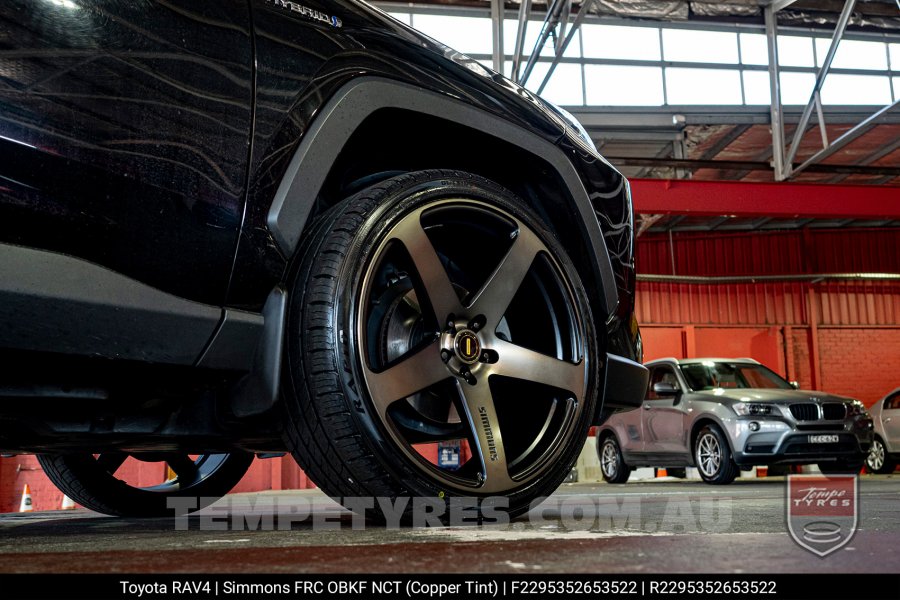 22x9.5 Simmons FR-C Copper Tint NCT on Toyota RAV4