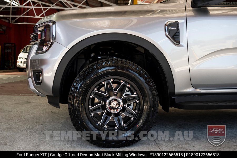 18x9.0 Grudge Offroad DEMON Milling Windows on Ford Ranger