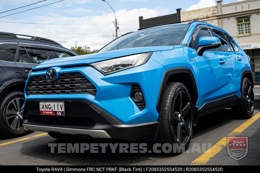 20x8.5 20x10 Simmons FR-C Black Tint NCT on Toyota RAV4