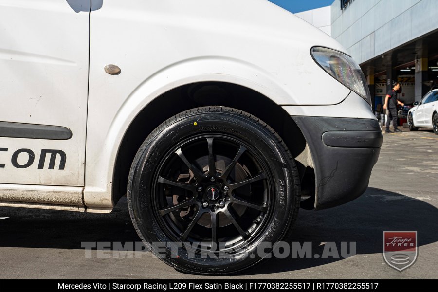 17x7.0 Starcorp Racing L209 FLEX on Mercedes Vito