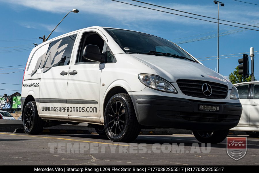 17x7.0 Starcorp Racing L209 FLEX on Mercedes Vito