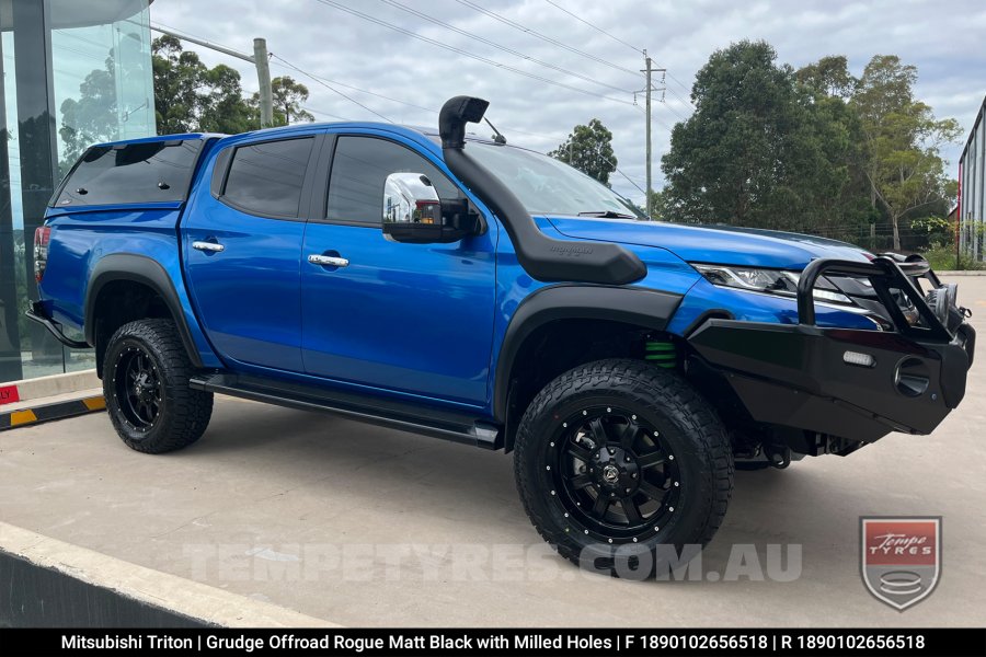 18x9.0 Grudge Offroad ROGUE on Mitsubishi Triton