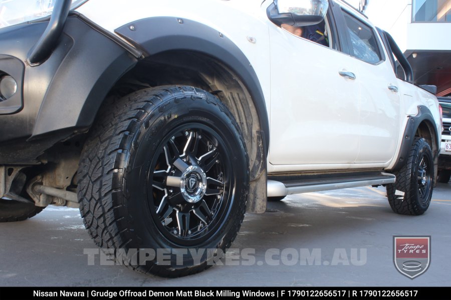 17x9.0 Grudge Offroad DEMON Milling Windows on Nissan Navara