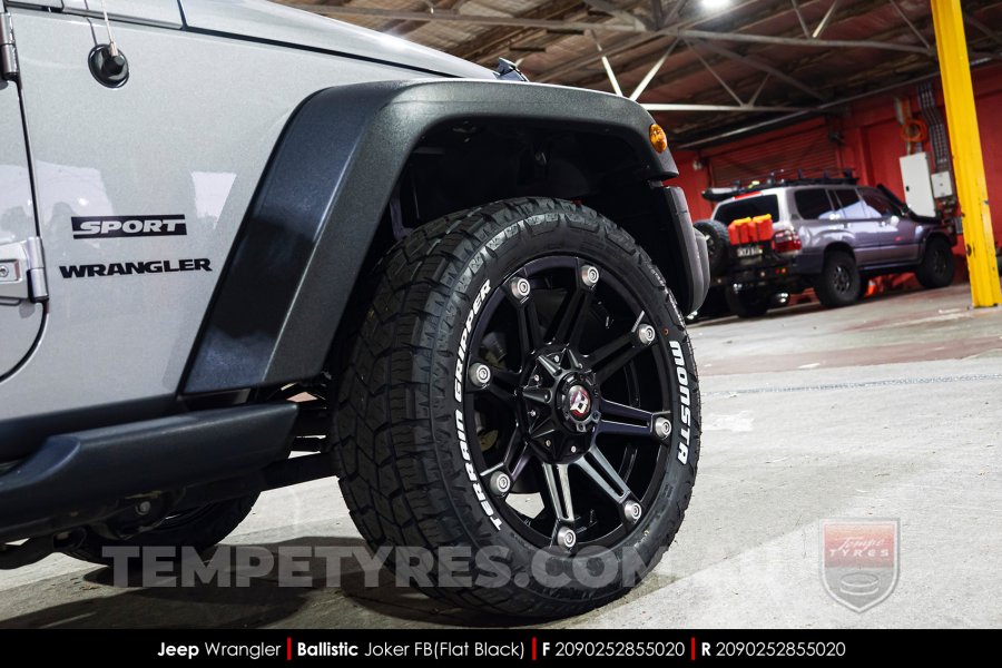 20x9.0 Ballistic Joker FB on Jeep Wrangler