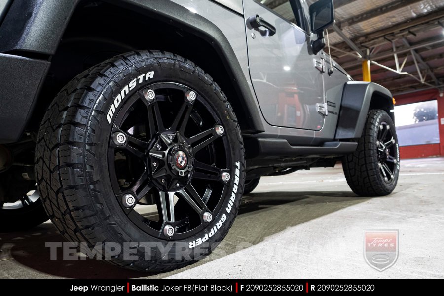 20x9.0 Ballistic Joker FB on Jeep Wrangler