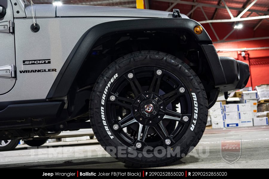 20x9.0 Ballistic Joker FB on Jeep Wrangler