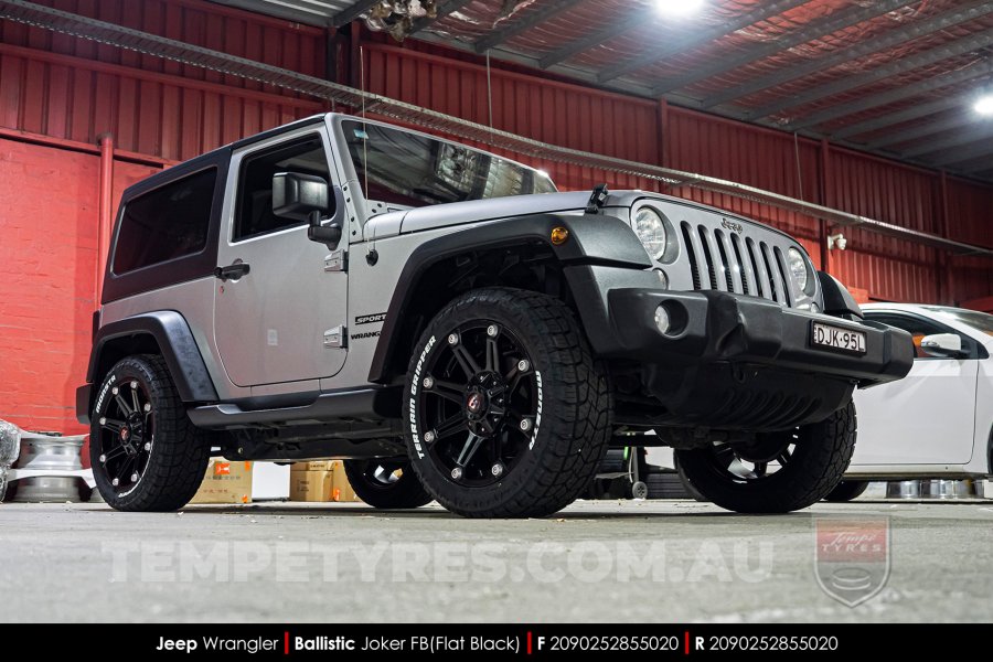 20x9.0 Ballistic Joker FB on Jeep Wrangler