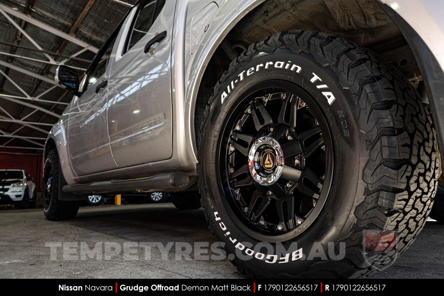 17x9.0 Grudge Offroad DEMON on Nissan Navara