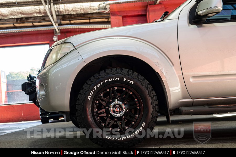 17x9.0 Grudge Offroad DEMON on Nissan Navara