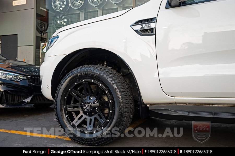 18x9.0 Grudge Offroad RAMPAGE on Ford Ranger