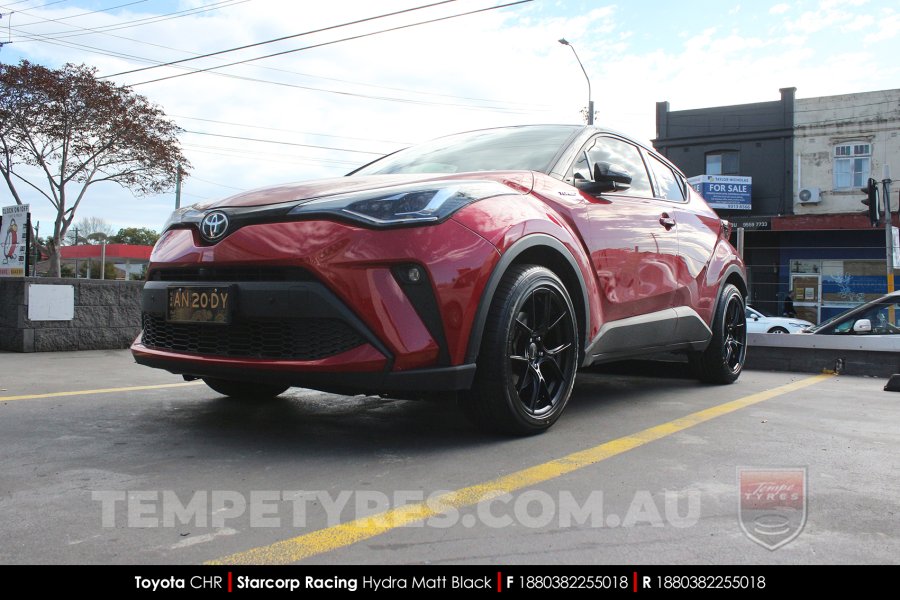 18x8.0 Starcorp Racing HYDRA on Toyota C-HR