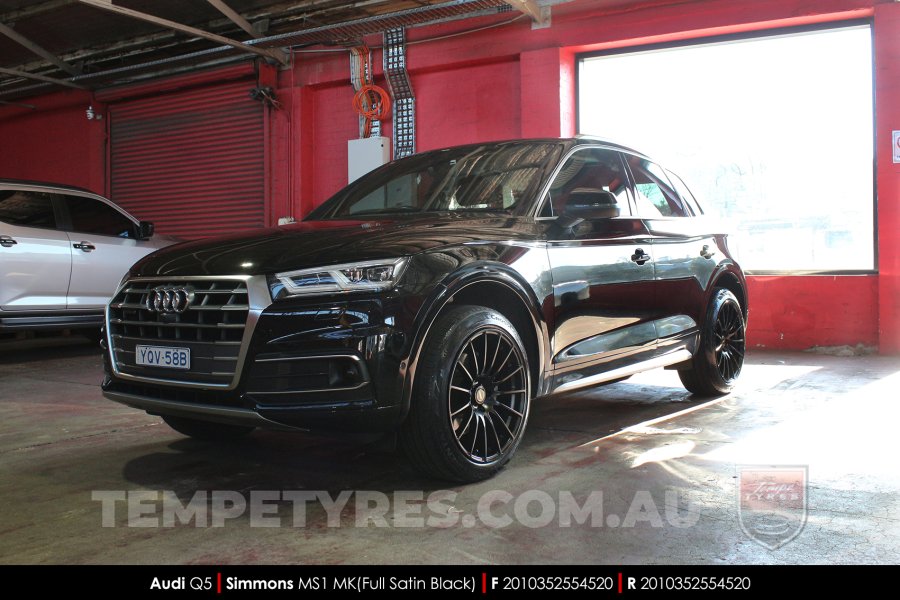 20x10 20x11 Simmons MS1 MK on Audi Q5