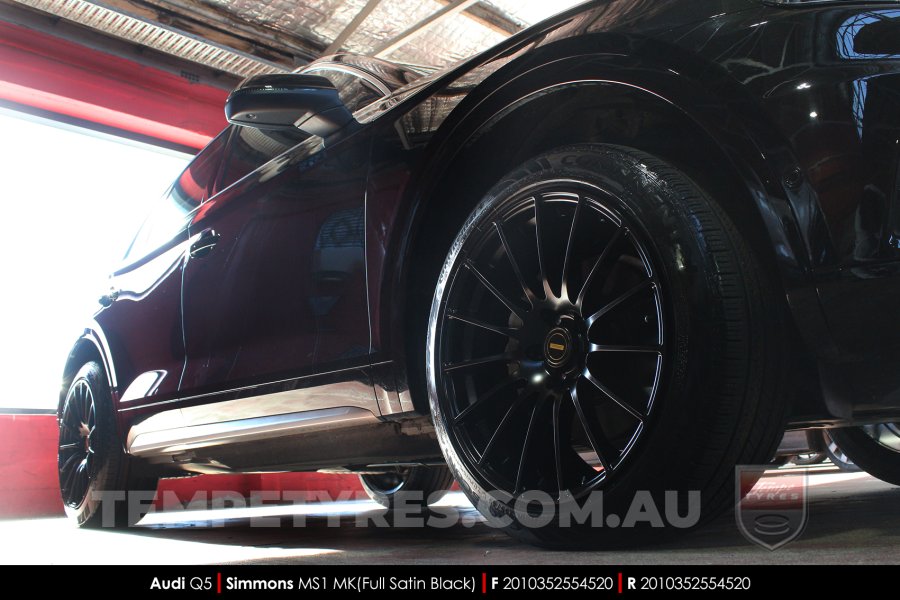 20x10 20x11 Simmons MS1 MK on Audi Q5