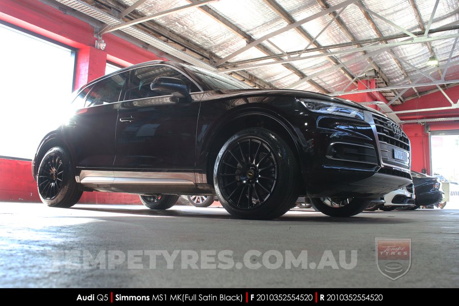 20x10 20x11 Simmons MS1 MK on Audi Q5