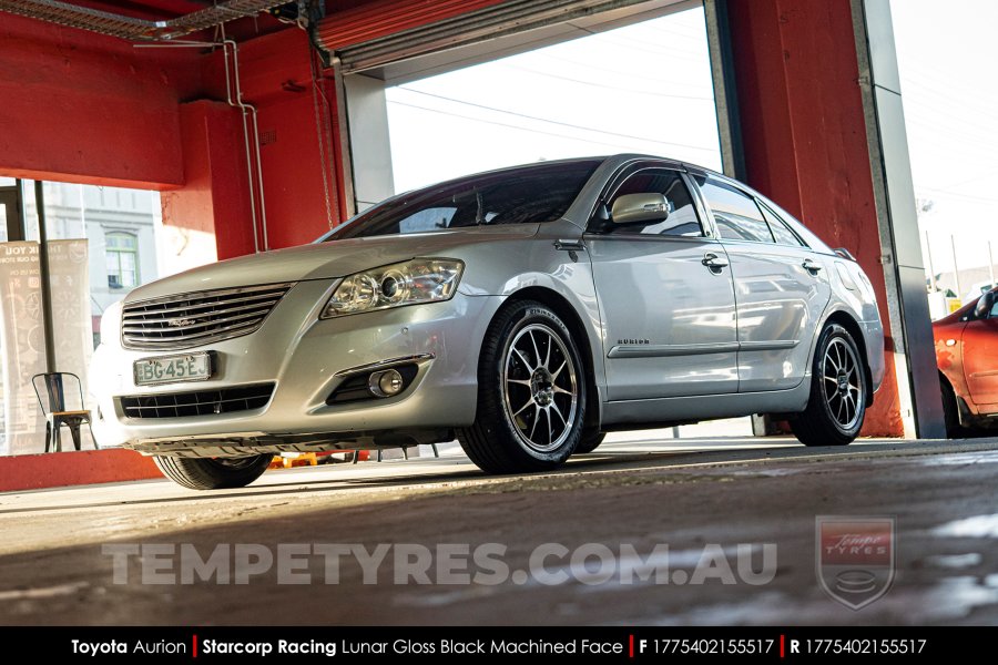 17x7.5 Starcorp Racing LUNAR on Toyota Aurion