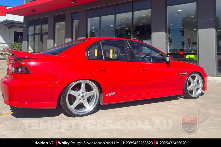 20x8.5 20x9.5 Walky Silver on Holden Commodore VZ