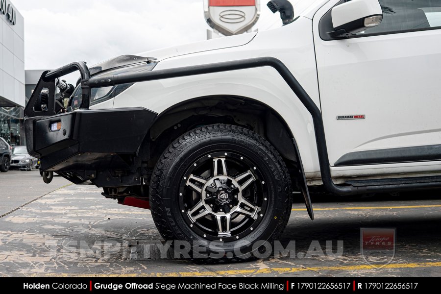 17x9.0 Grudge Offroad SIEGE on Holden Colorado