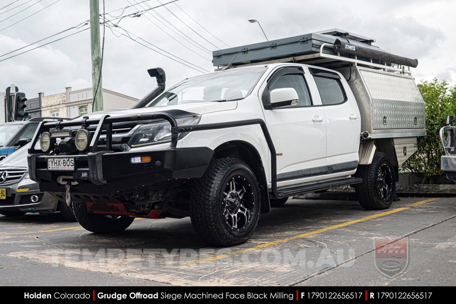 17x9.0 Grudge Offroad SIEGE on Holden Colorado