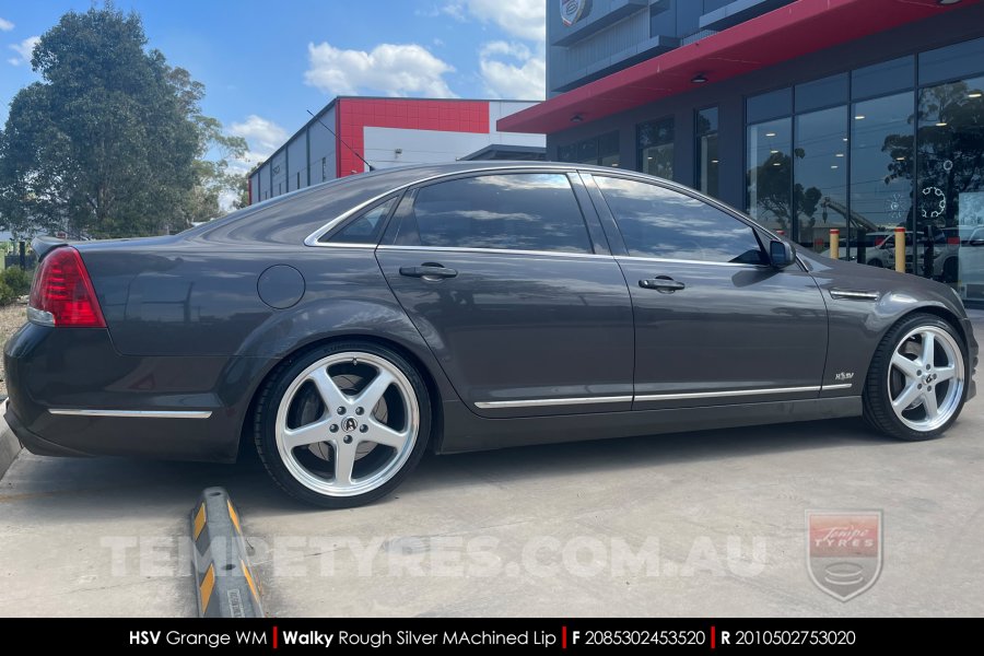 20x8.5 20x10 Walky Silver on Holden Grange WM