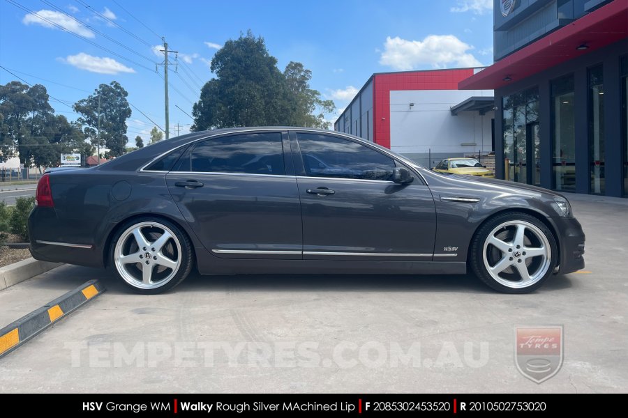 20x8.5 20x10 Walky Silver on Holden Grange WM