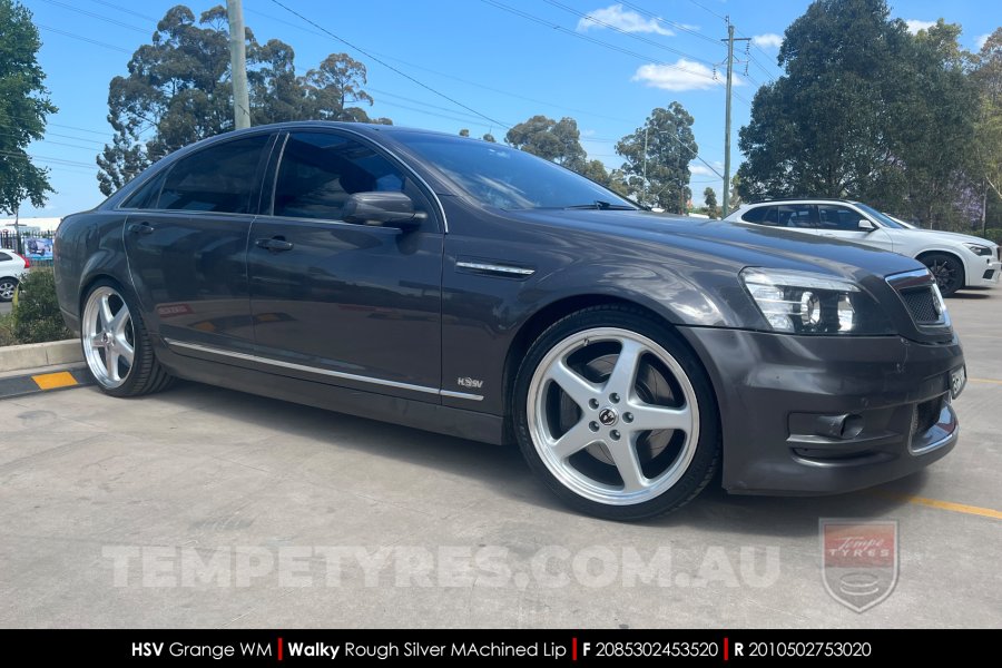 20x8.5 20x10 Walky Silver on Holden Grange WM