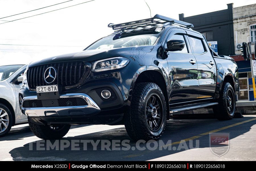 18x9.0 Grudge Offroad DEMON on Mercedes X-Class