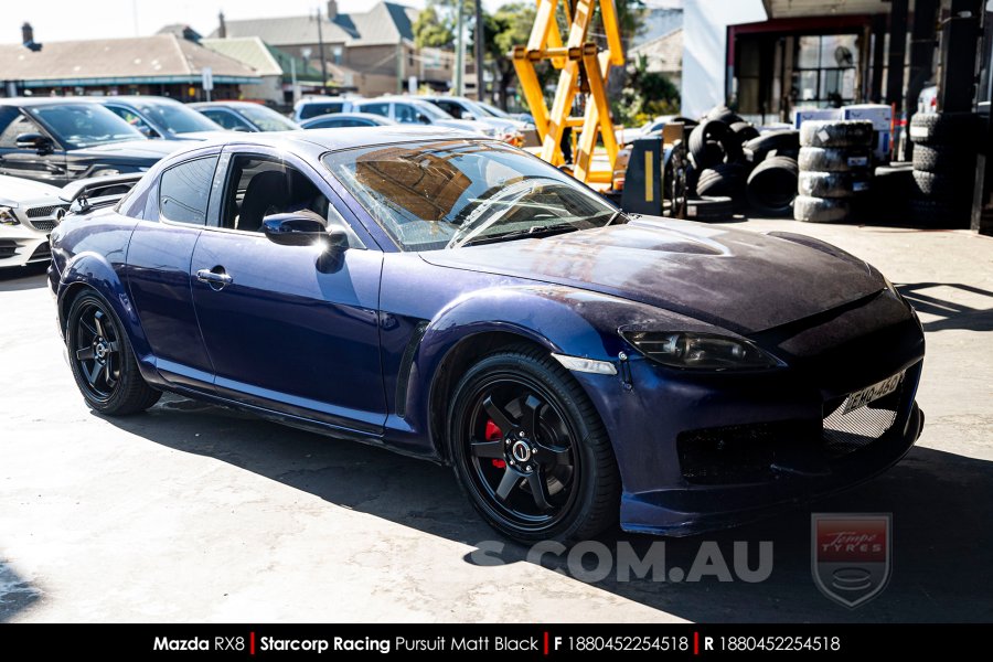 18x8.0 Starcorp Racing PURSUIT on Mazda RX8